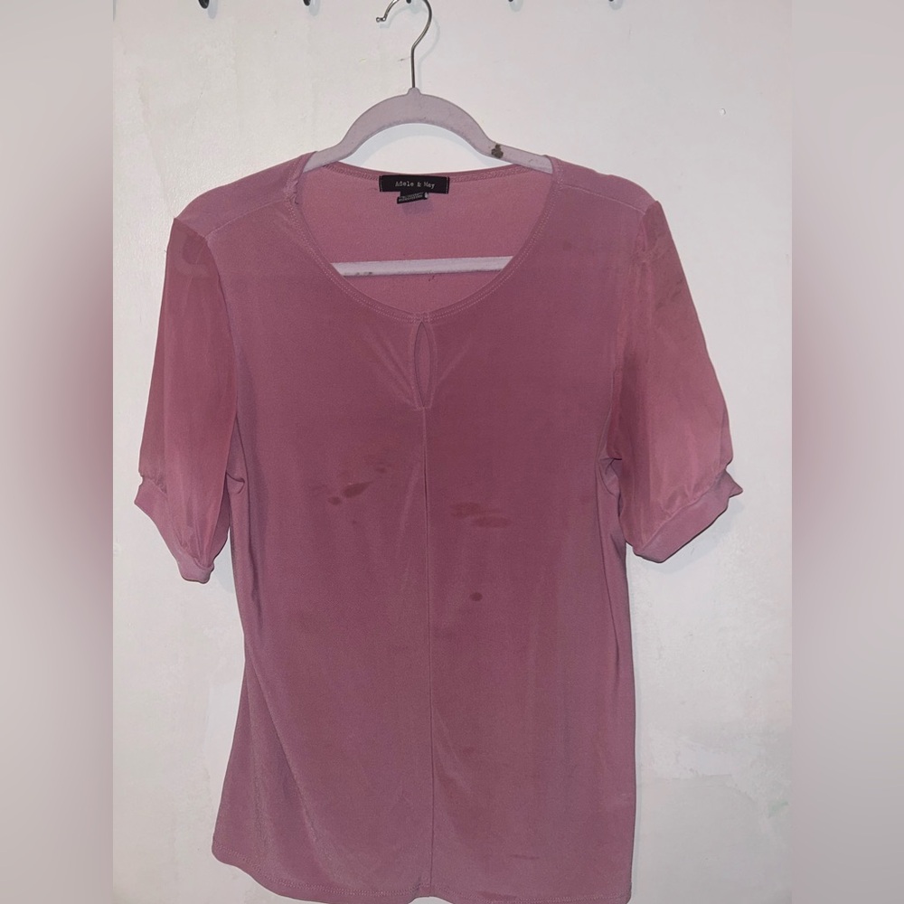 Pink blouse